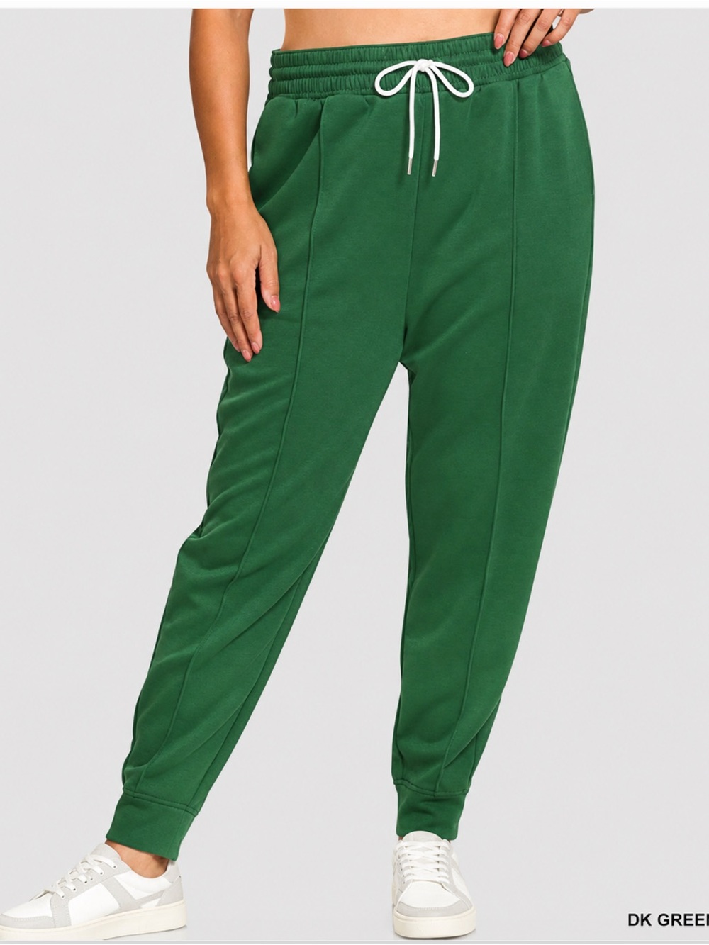 Zenana Joggers DARK GREEN Scuba Jogger Pants